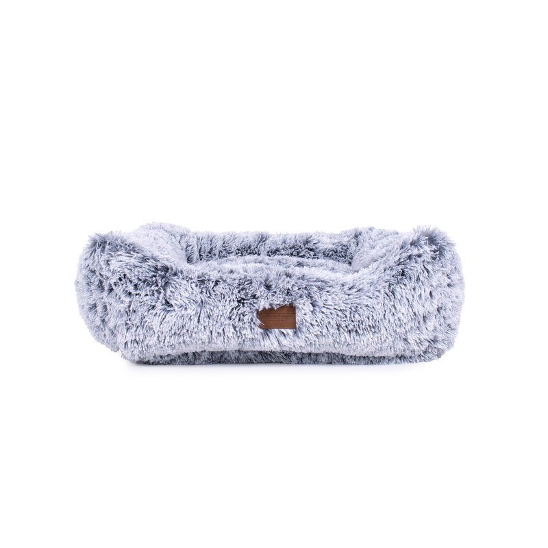 Lit pour animaux Teddy Bear Kuddler, Gris, Moyen (l 32 po x P 26 po x H 10 po)