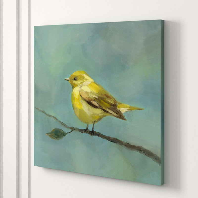 Baby Bird II Painting by Beverly Fuller, Brush Gel, 36" H x 36" W