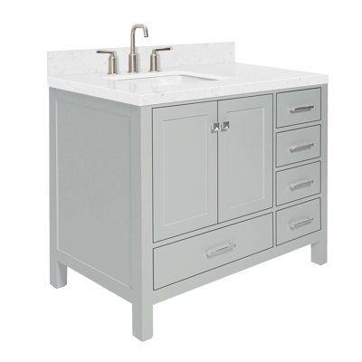Meuble-lavabo simple 42,25 po avec plateau 
