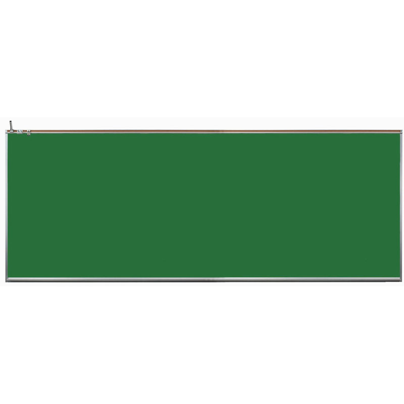Tableau noir magnétique mural, Vert, 48 po x 120 po
