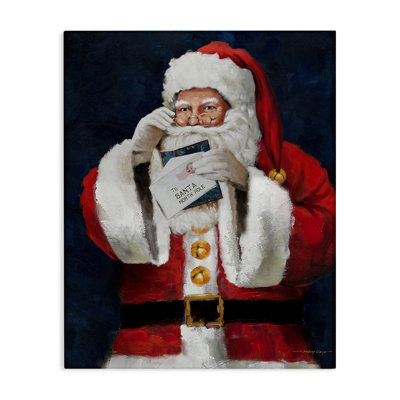 Art mural sur toile Santa and Christmas Mail par E. Anthony Orme