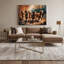 «Dogs Otterhound Brown», art mural sur toile-1201674803