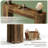Rustic Coffee Table,Sturdy Console Table,Wooden Hallway Table