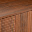 Buffet rustique Mid-Century 59 pouces avec portes et pieds géométriques Ruston