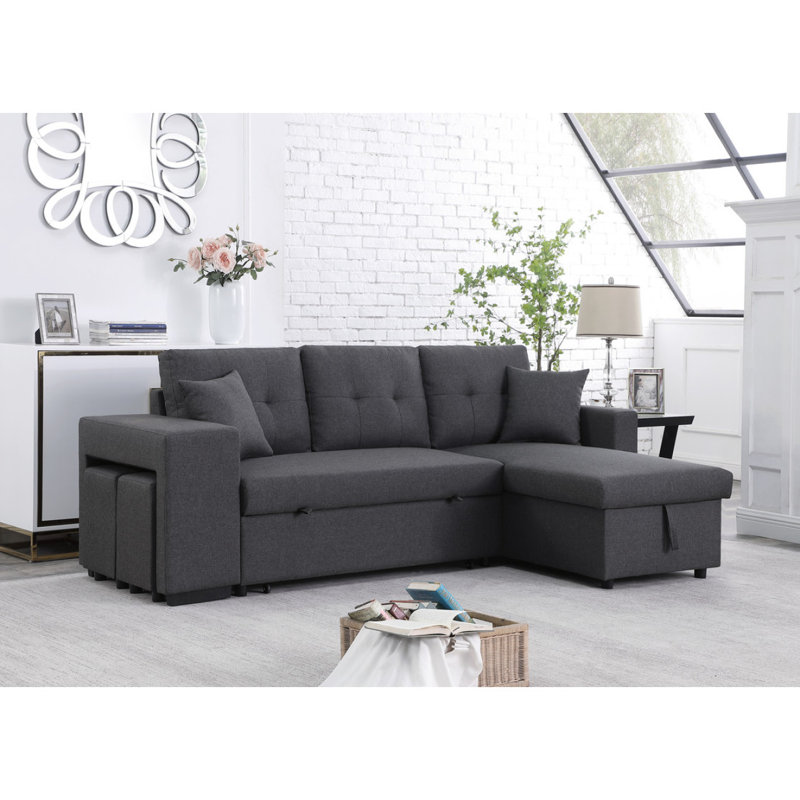 Canapé-lit modulaire réversible 93 po Modern