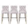 Amahri Upholstered Counter Stool with Solid Wood Frame