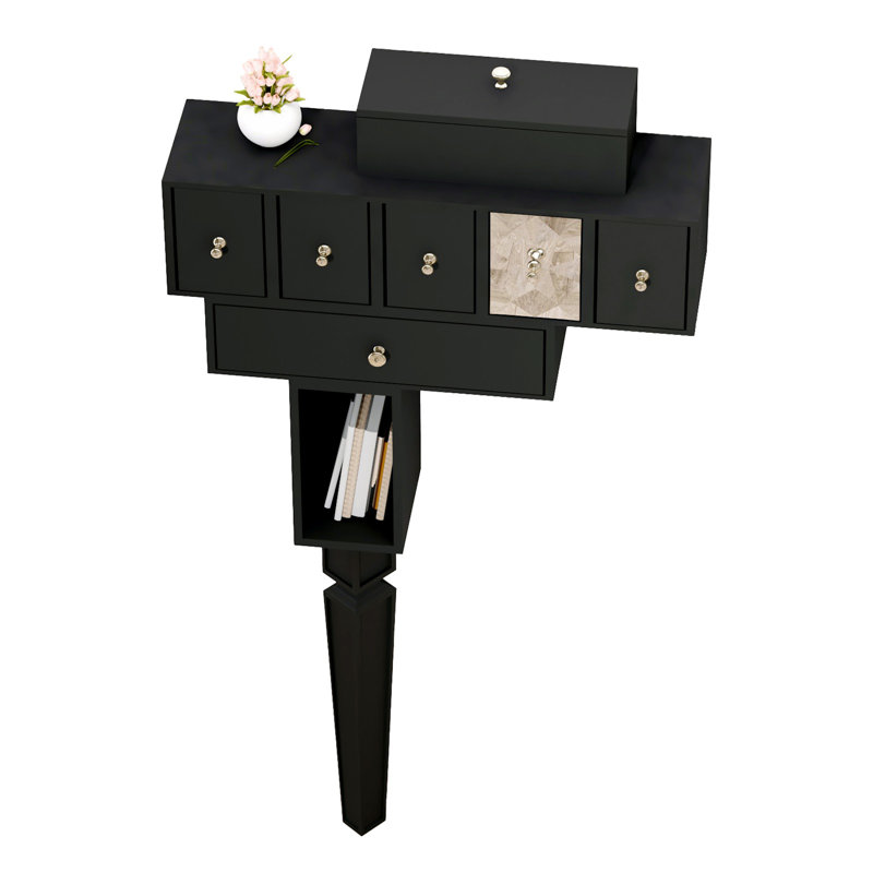 Adrene 60cm Console Table, Black