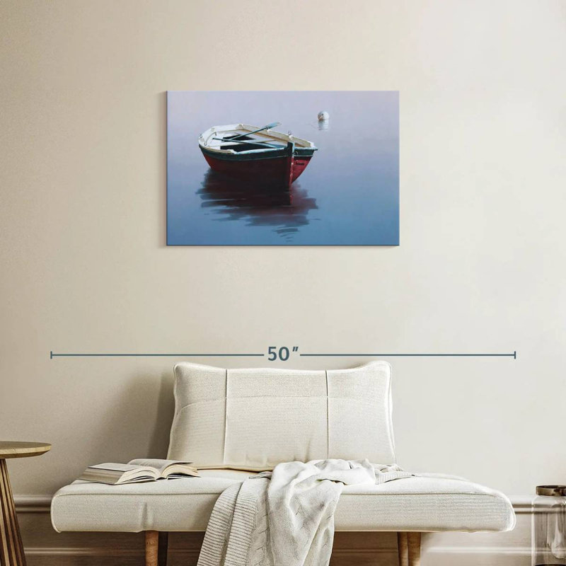 Mehar Lonely Boat III, H 20 po x l 30 po