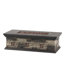 Foyer rectangulaire 50 000, composé d'oxyde de magnésium, gris pierre, l 57,22 po x P 26,57 po H 17,54 po, aucun assemblage requis en tout temps Foyer, béton avec faux-fini, récemment
