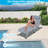 3-In-1 Heavy Duty Tanning Chair With Face Hole, Adjustable 5-Position Folding Chaise Lounge For Outdoor Sunbathing And Relaxation