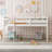 Loft Bed Low Loft Beds with Ladder-1607448499