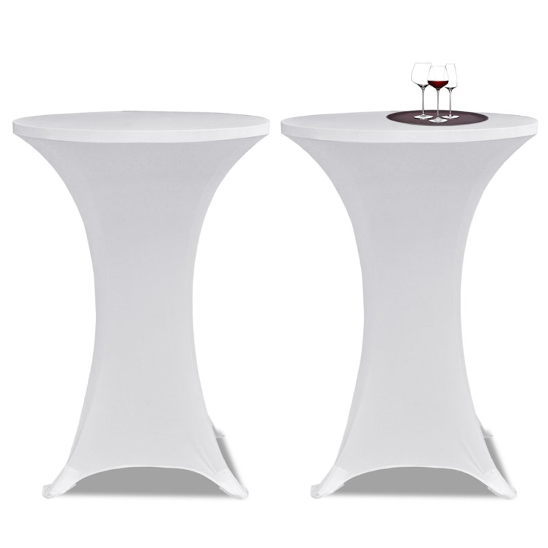 Table Cloth Set, White, 70cm diameter