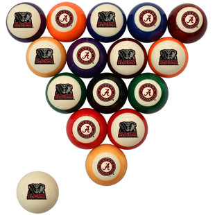 Alabama Crimson Tide Billiard Ball Set