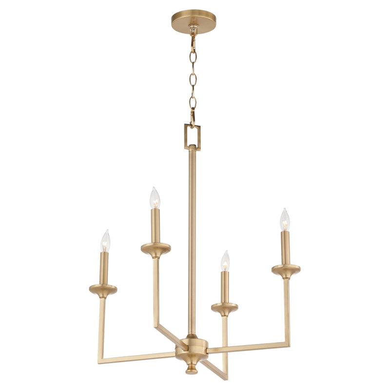 CHANDELIER Danielo 4LT, Antique Brass