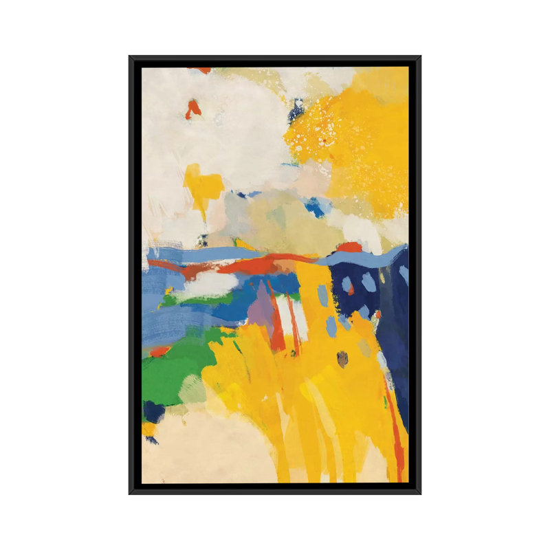 «Summer» par Ana Rut Bré - impression d'art graphique, Toile avec cadre noir, Aucun mat, H 60 po x l 40po x P 1,5 po