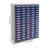 33.9" Tall Cold-Rolled Steel Storage Cabinet, Freestanding 75-Compartment Organizer Rack with Adjustable Dividers For Garage Office Warehouse-1880909710