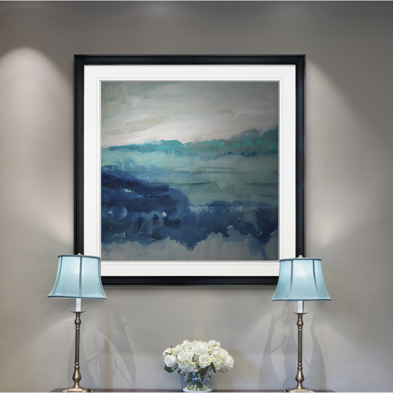 Anael Rhyker Gardenial - reproduction d'art sur toile tendue, H 24 po x l 24 po x P 1,5 po, Cadre noir