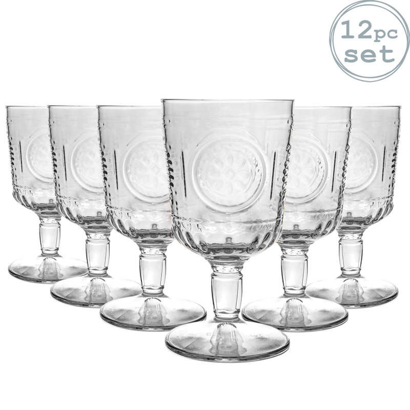 Romantic Wine Glasses - 320ml, Clear, 12