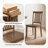 Tanvier Slatted Back Dining Chair Solid Wood Side Chair-682078794