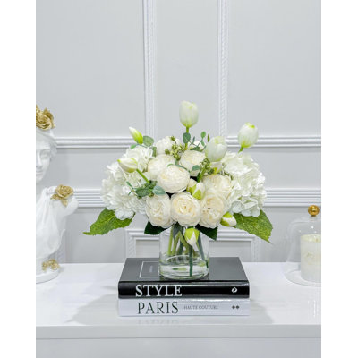 Centre de table blanc