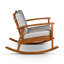 Chaise berçante en bois massif avec coussins Buecker-43778147-43778145