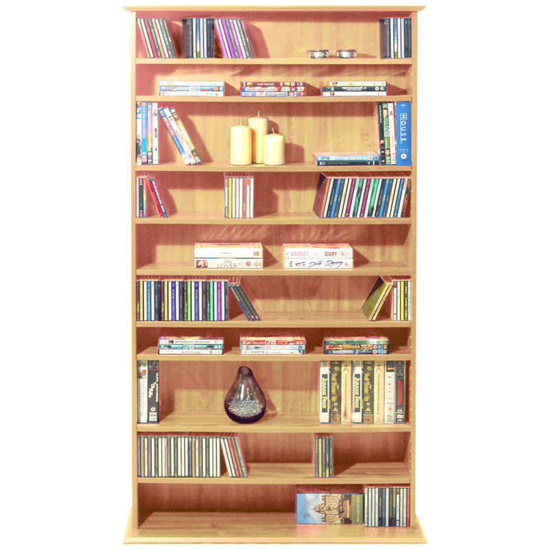 160.5cm H Media Shelves, Pine
