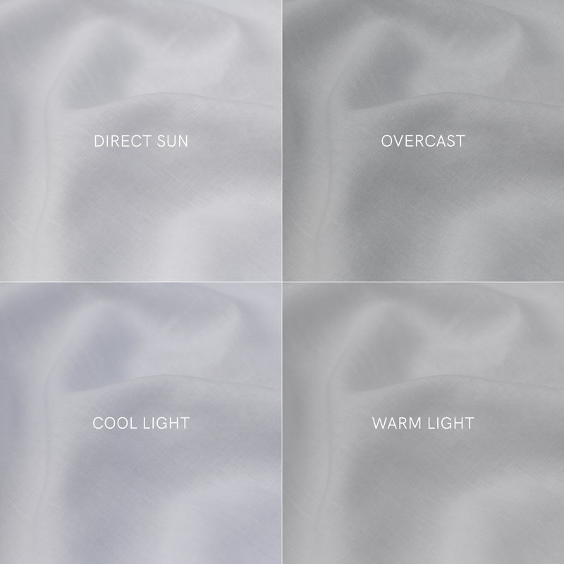 100% French Linen Sheet Set, California King Sheet Set with 2 Pillowcases, White