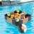 Floating Drink Tray For Pool, Tub, Square Wicker Serving Tray for Drinks, Snacks-131634779