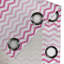 Rideau à œillets décoratifs à 2 panneaux de couleur rose pâle Latitude Run®, blanc magenta-512627023