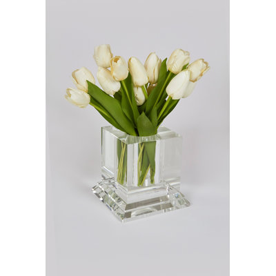 Crystal Glass Table Vase