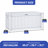 Edrosie Inc 69.6'' W 260 Gallons Water Resistant Resin Lockable Deck Box-101122544
