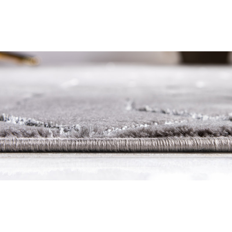 Geometric Area Rug, Rectangle 61 x 91cm