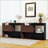 Set Of 2 Extendable And Rotating Cabinet With 1 Drawer