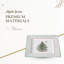 Christmas Tree POLKA DOT SQUARE PLATTER 10"