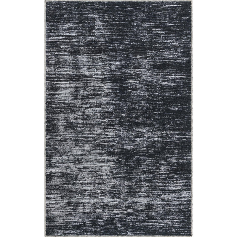 Ikhasa Chenille Abstract Indoor Rug, Rectangle 3'6" x 5'6"