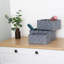 JVL Fabric Decorative Basket