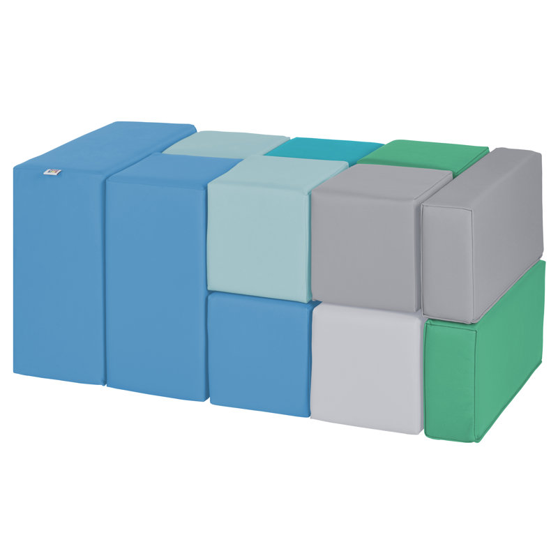 SoftScape 12 Piece Big Block Set, Contemporary