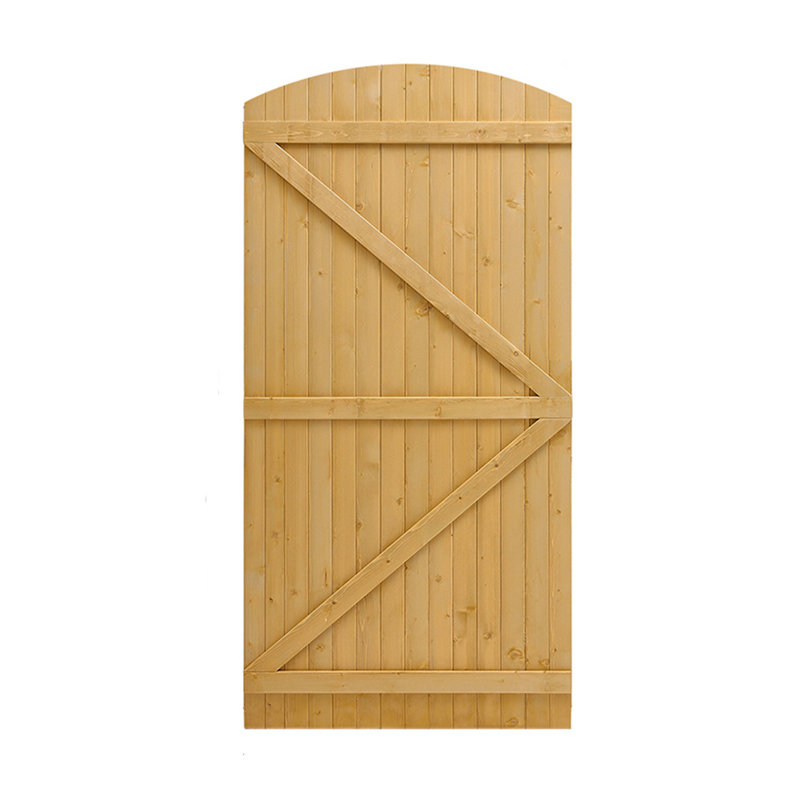 Wood Gate, Yellow, 150cm H x 90cm W x 6cm W