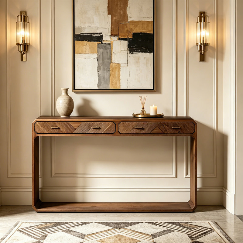 Console American Vintage, Brun