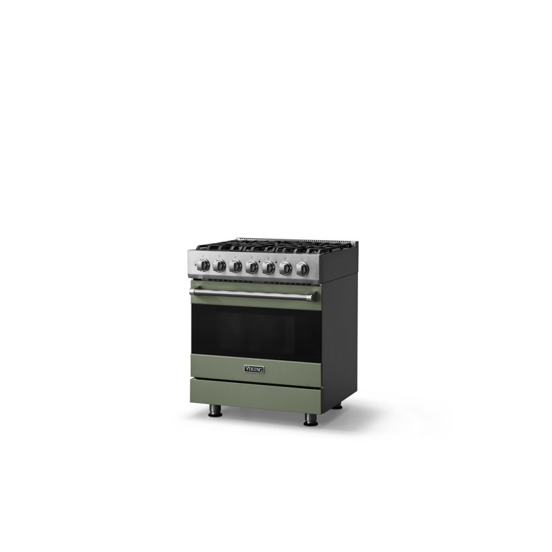 3 Series 30" Self-Cleaning Gas Range, Dual Fuel, Eucalyptus, Liquid Propane