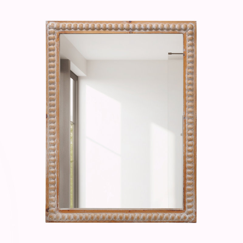 Wooden Frame Wall Mirror