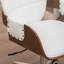 Chaise de bureau pivotante en similicuir inclinable et réglable en hauteur avec design en bois courbé-1603056805