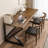 Dark Walnut Rectangular Solid Wood desks-107803288