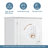 Freestanding Storage Cabinet with Two Drawers and Adjustable Shelf-1129080524