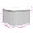 Vidaxl Garden Sofa Set Grey, Dark Grey