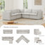 Canapé modulaire 5 pièces rembourré-405724031