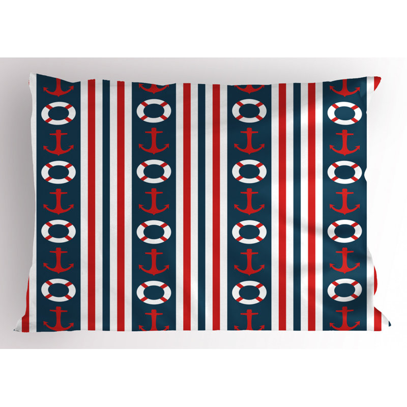 Narwhal Polyester Sham Set, Twin