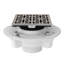 PVC 2" X 3" Drain Kit with Weave Decorative Cover-53673548