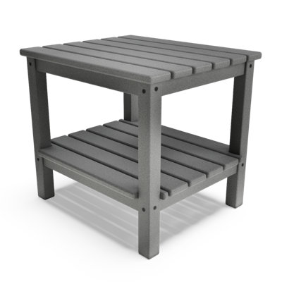 Traditional Side Table - Gray
