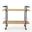 Chariot-bar en bois Emer-2094946481